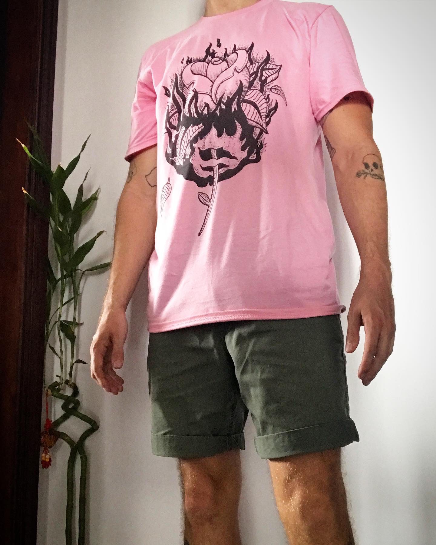 Burning Rose, T-shirt - Image 2