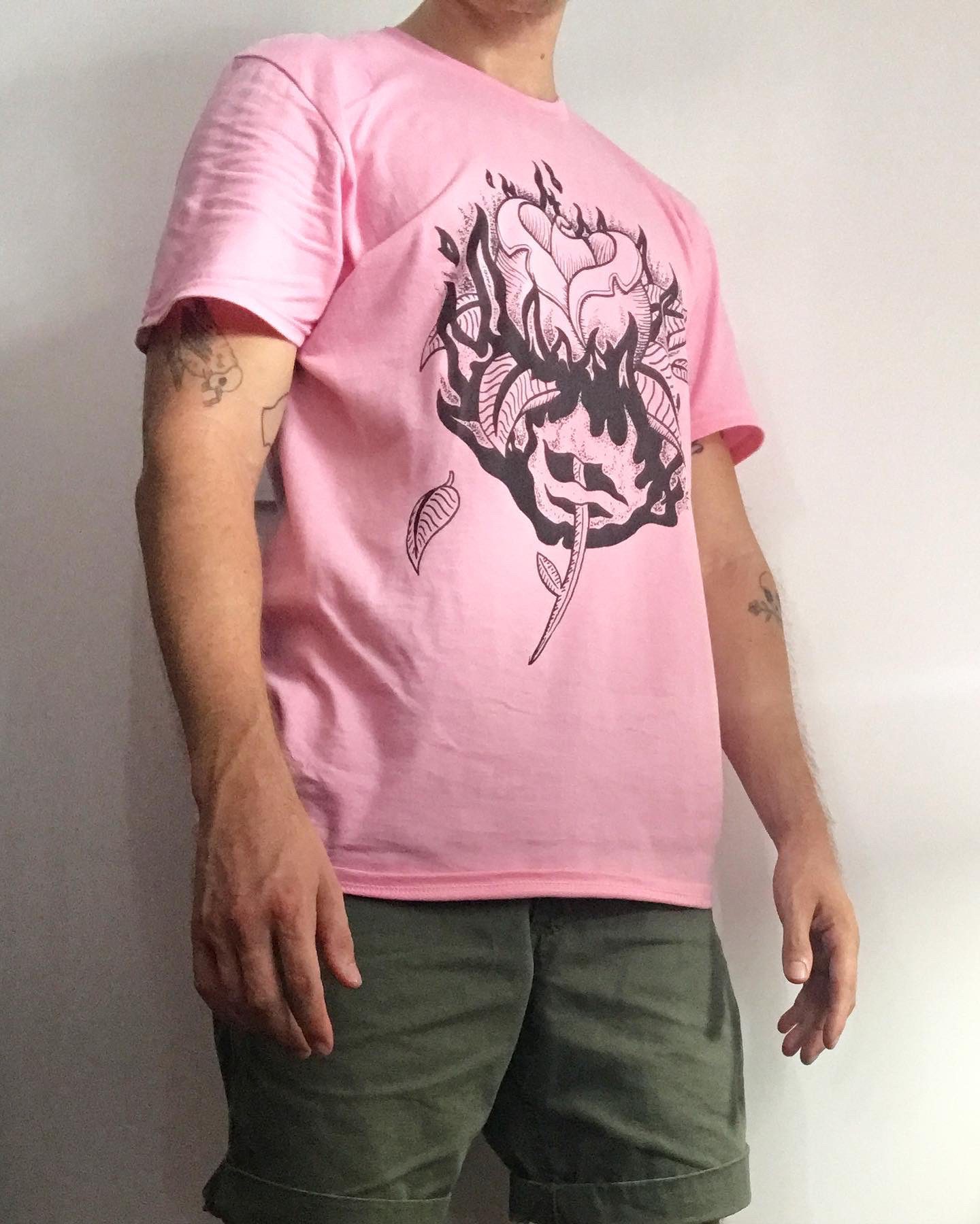 Burning Rose, T-shirt - Image 3