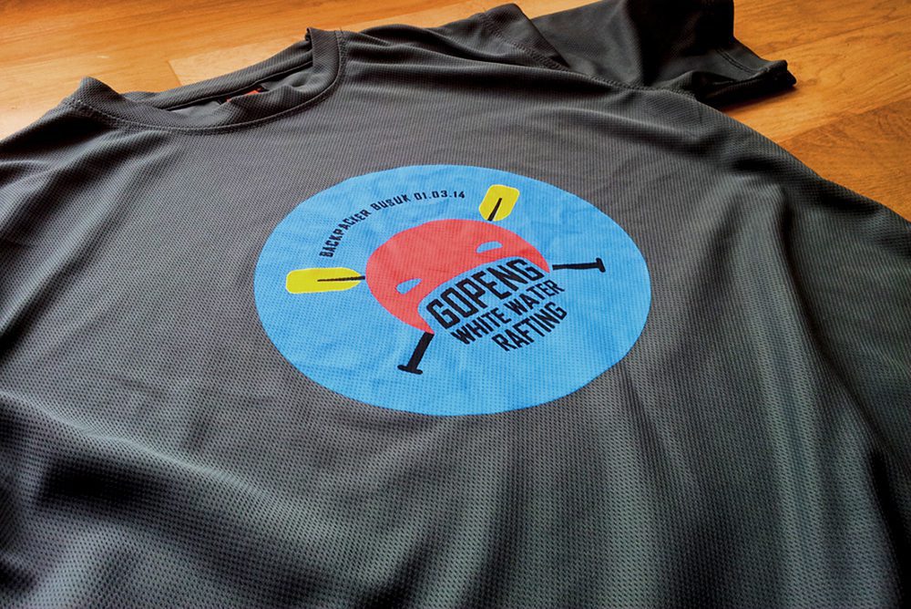 white water rafting t-shirt design